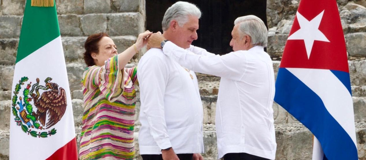 Díaz-Canel y López Obrador