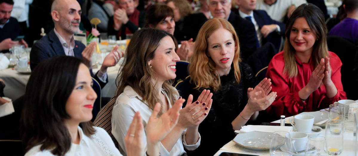 Irene Montero, Ione Belarra y Lilith Verstryngre