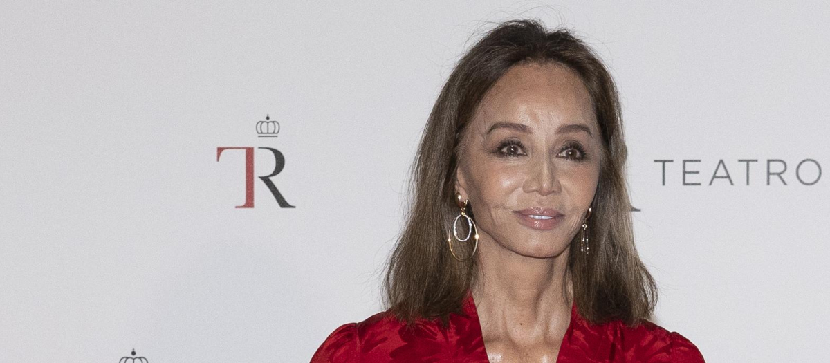 Isabel Preysler at photocall for Premiere Opera Aida in Madrid on Monday, 24 October 2022.