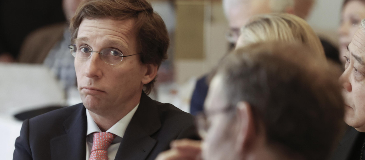 El alcalde de Madrid, José Luis Martínez-Almeida, en el foro organizado por El Debate en el Hotel Four Seasons