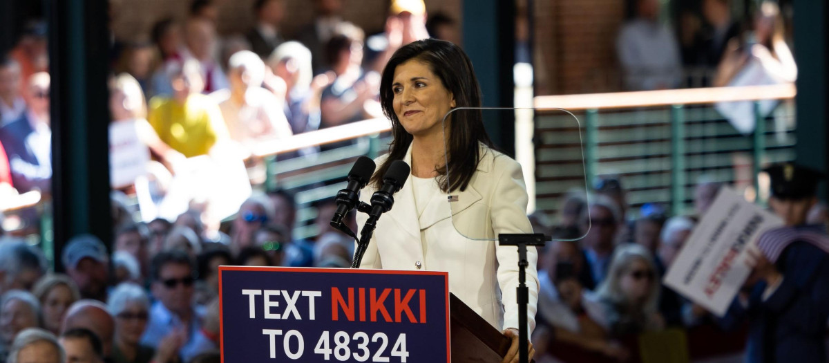 Nikki Haley aspirante a la nominación republicana a la Casa Blanca