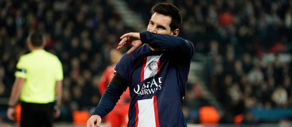 Messi el pasado martes en el partido contra el Bayern