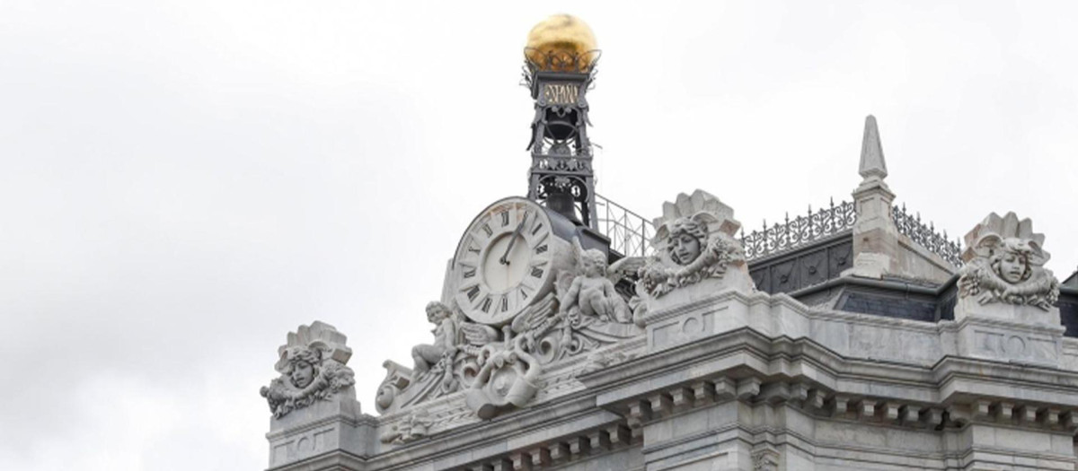Fachada del Banco de España.