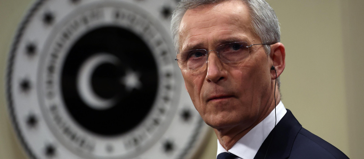 Jens Stoltenberg, secretario general de la OTAN, en su reciente visita a Turquía