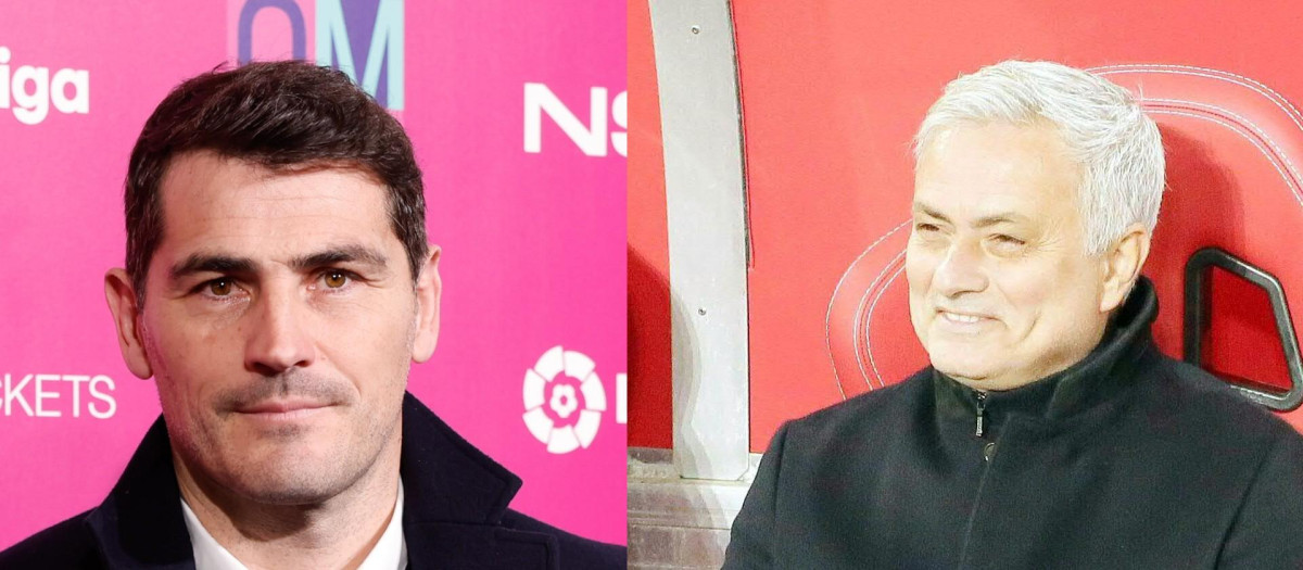 Iker Casillas y José Mourinho, en imágenes recientes