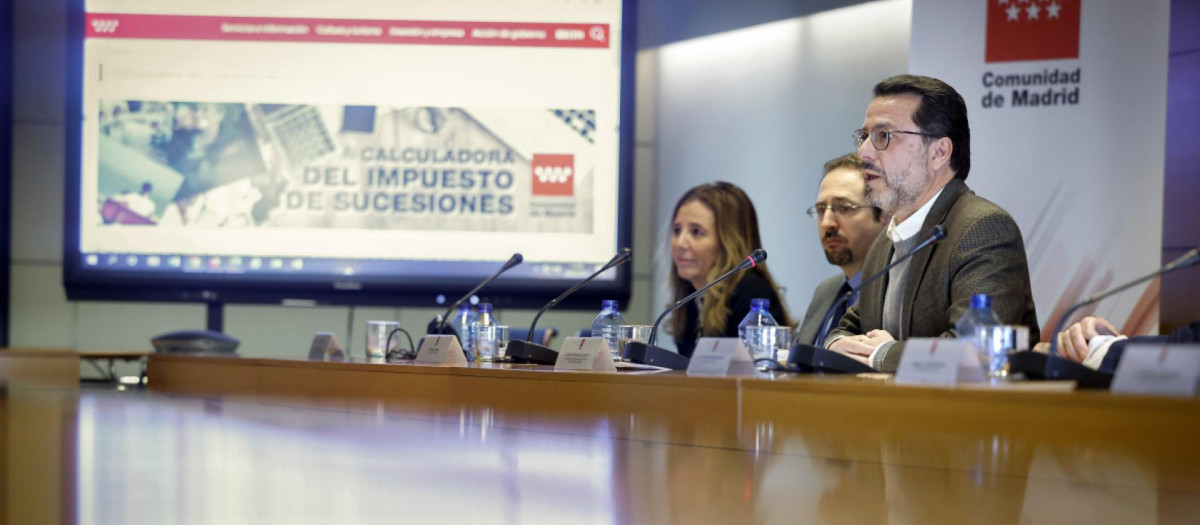 El consejero de Economía, Hacienda y Empleo, Javier Fernández-Lasquetty.
