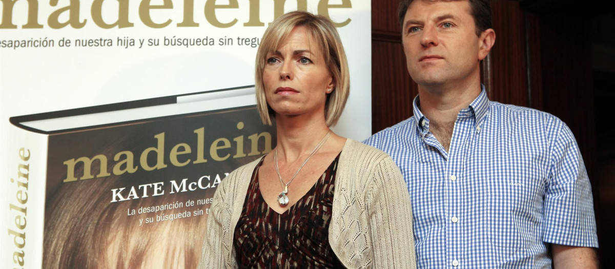 Garry y Kate McCann, los padres de Madeleine, durante la presentación del libro "Madeleine", escrito por la madre