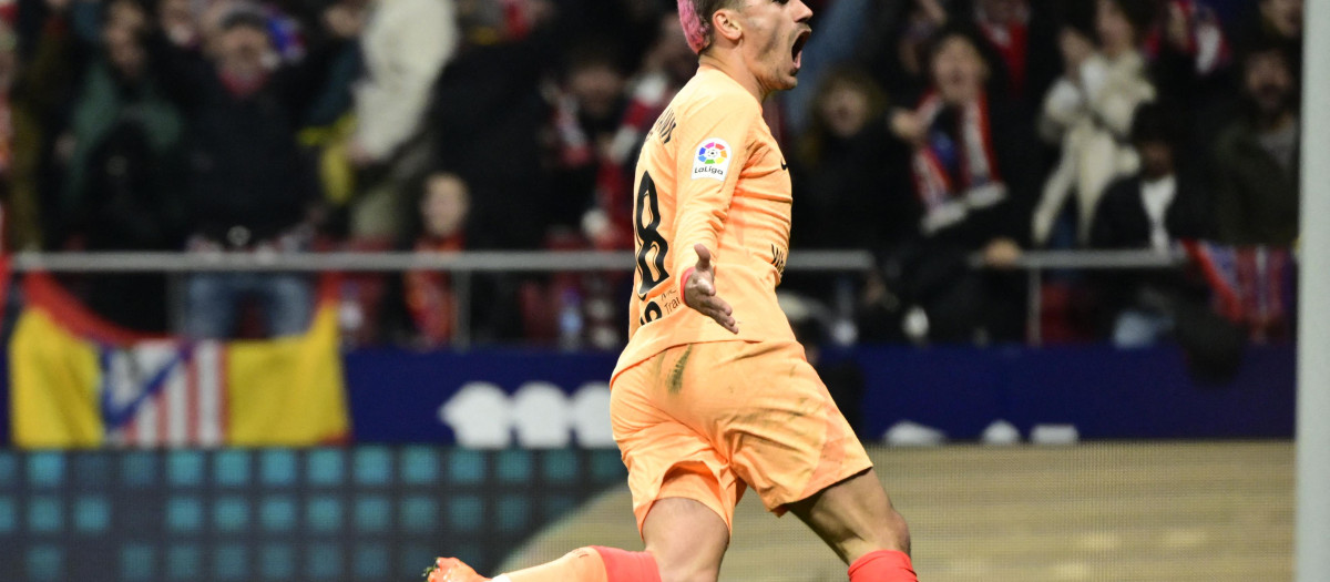 Griezmann marcó el único gol del Atlético de Madrid ante el Athletic