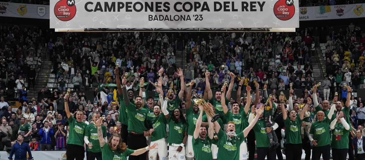 El Unicaja ha ganado en Badalona su segunda Copa del Rey de baloncesto