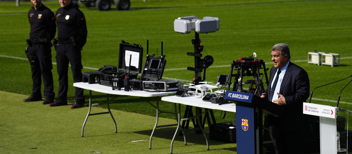 Declaración institucional de Joan Laporta