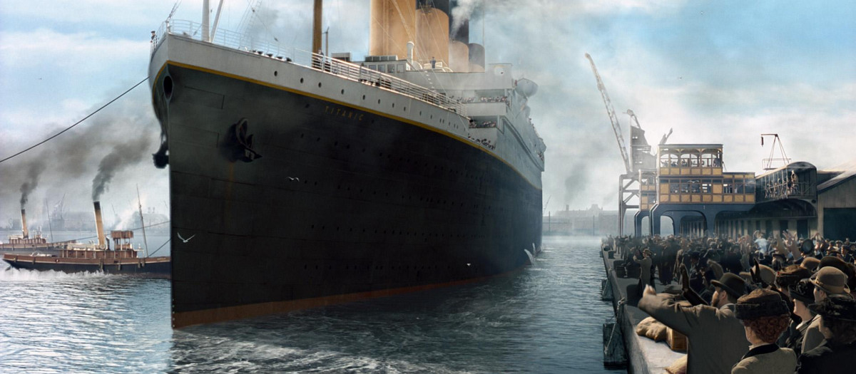 Fragmento de la película Titanic de James Cameron