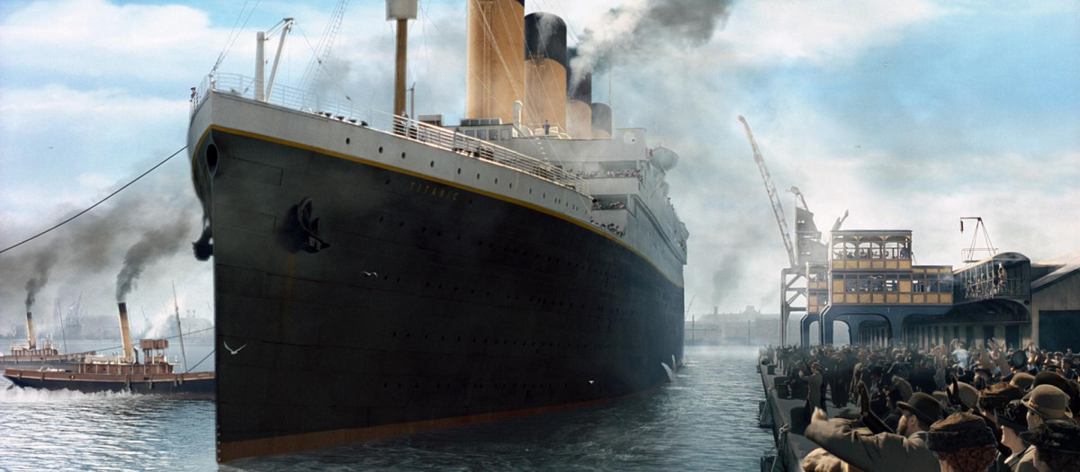 Fragmento de la película Titanic de James Cameron