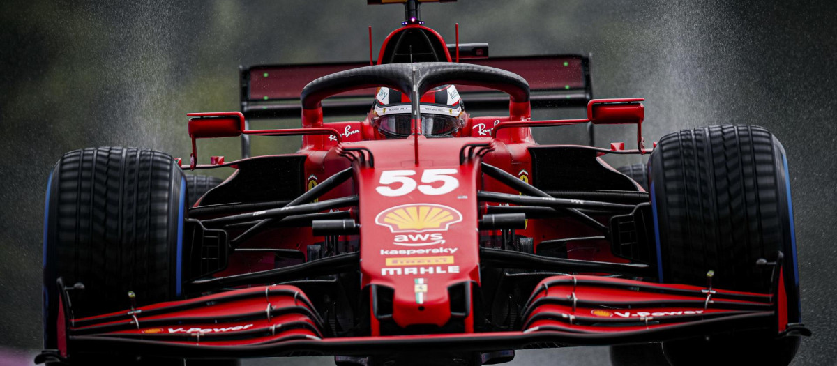 Carlos Sainz (ESP, Scuderia Ferrari Mission Winnow), F1 Grand Prix of Belgium at Circuit de Spa-Francorchamps on August 28, 2021 in Spa-Francorchamps, Belgium.  *** Local Caption *** .
