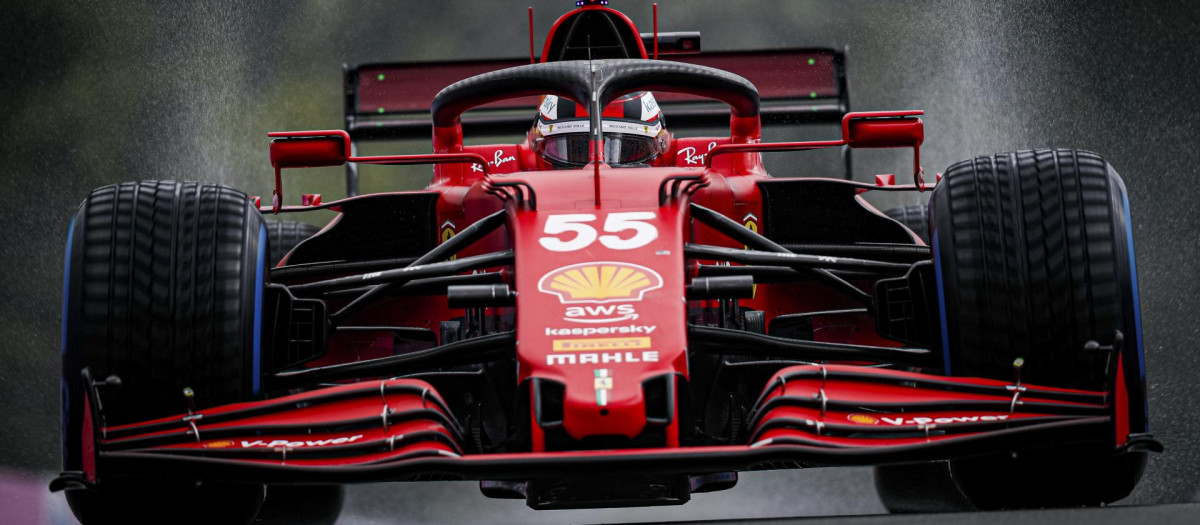 Carlos Sainz (ESP, Scuderia Ferrari Mission Winnow), F1 Grand Prix of Belgium at Circuit de Spa-Francorchamps on August 28, 2021 in Spa-Francorchamps, Belgium.  *** Local Caption *** .