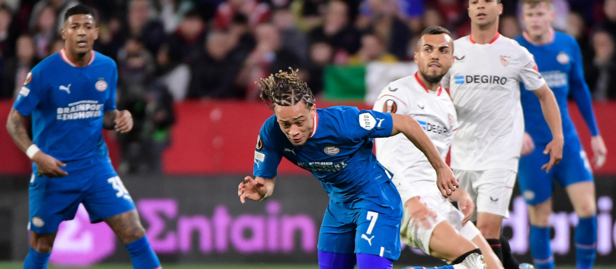 El duelo de ida entre Sevilla y PSV Eindhoven de Europa League