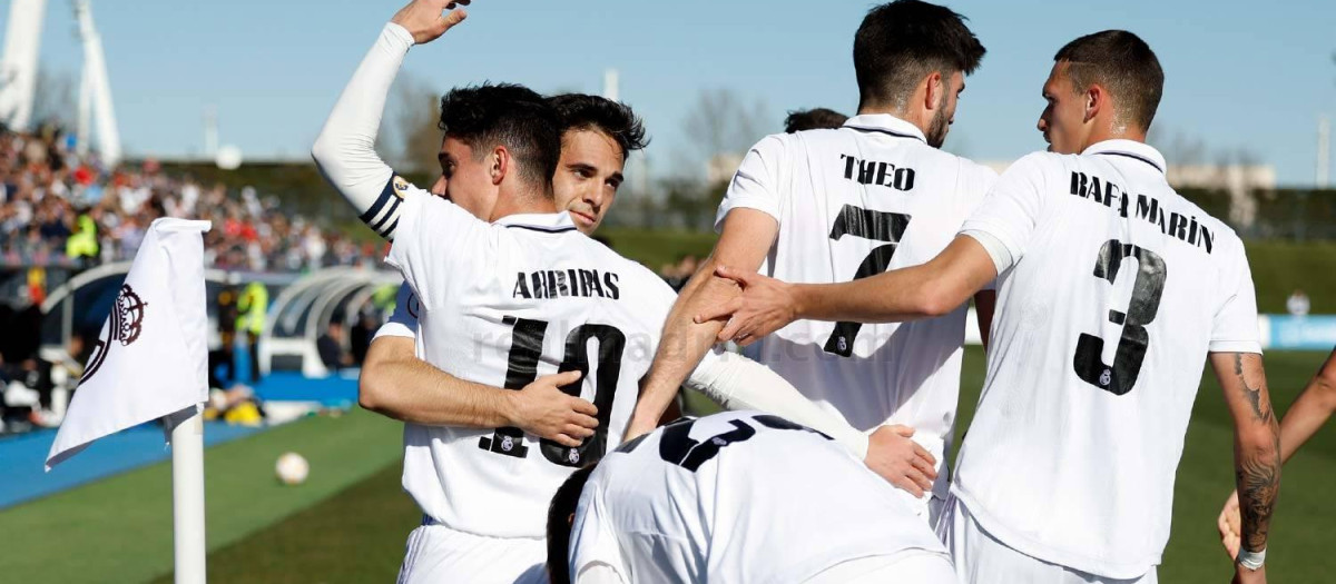El Real Madrid Castilla, primer filial del club blanco, es líder en su grupo de Primera RFEF