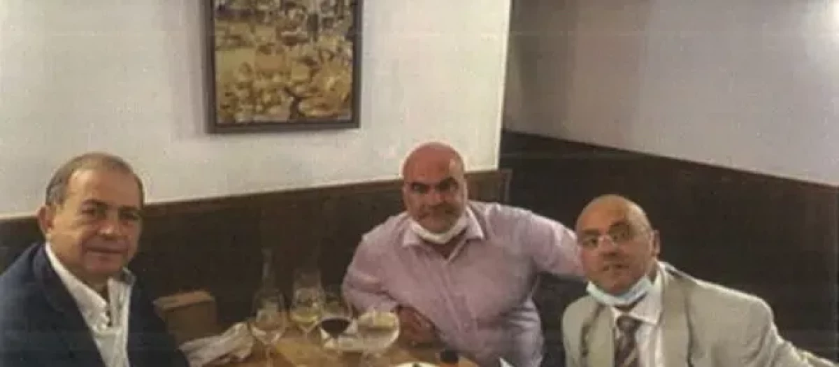 De izquierda a derecha, el general Francisco Espinosa Navas, Marcos Antonio Navarro Tacoronte y Antonio Bautista Prado