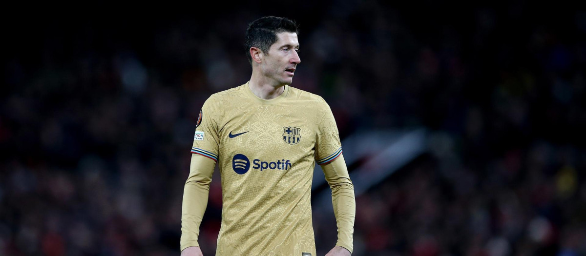 Robert Lewandowski no estará en El Clásico de Copa del Rey de este jueves