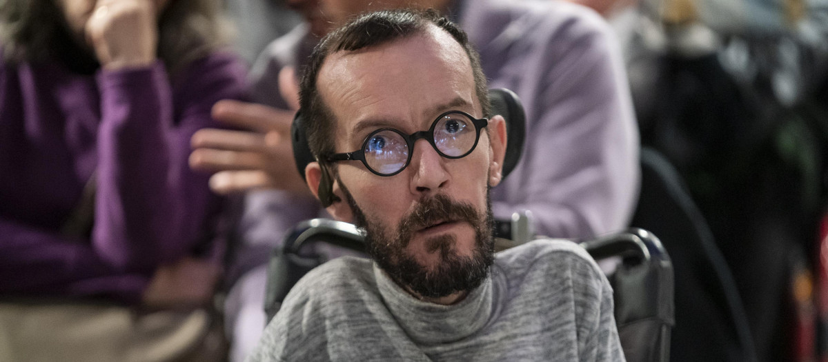 El portavoz de Unidas Podemos en el Congreso, Pablo Echenique, en una imagen de archivo