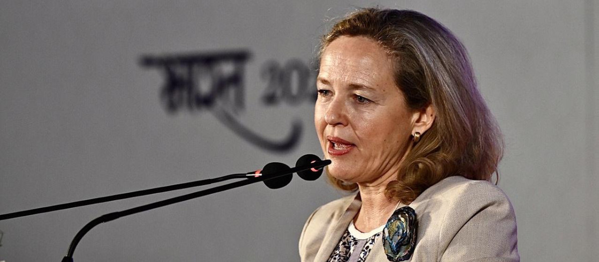 La ministra de Asuntos Económicos, Nadia Calviño.