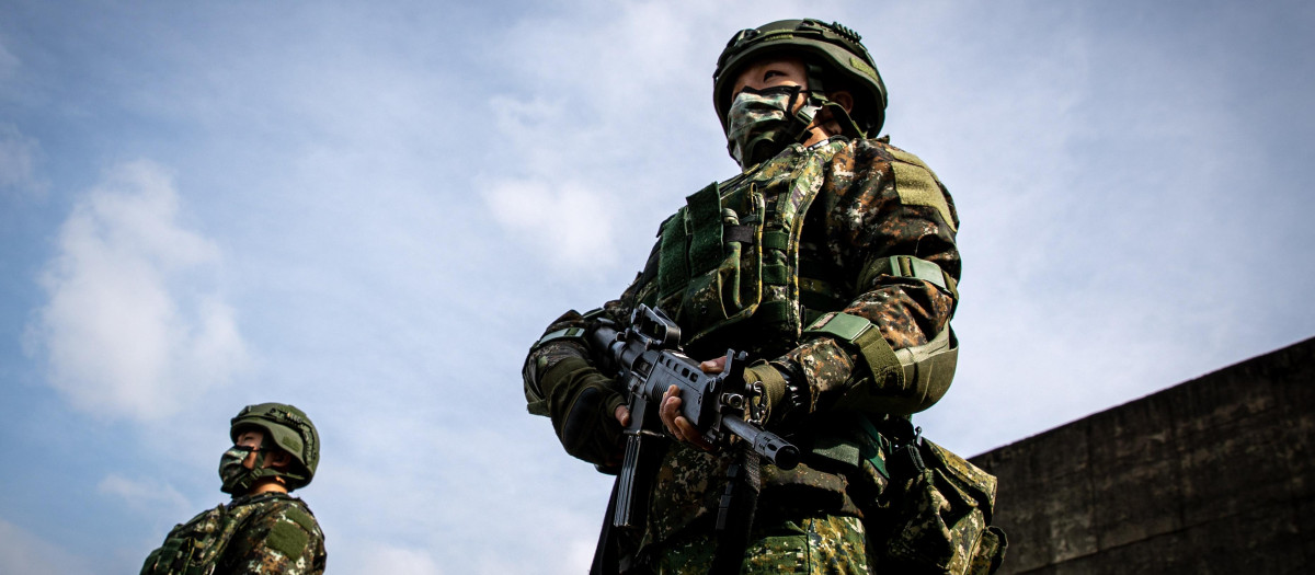 Ejercicios militares Taiwán