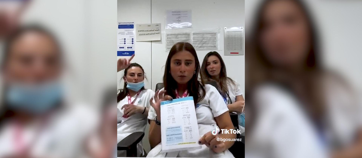 Imagen de la enfermera expedienta por Salut