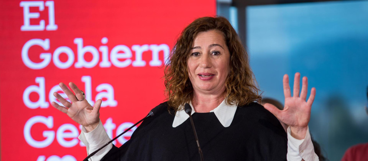 La presidenta del Gobierno de las Islas Baleares, Francina Armengol
