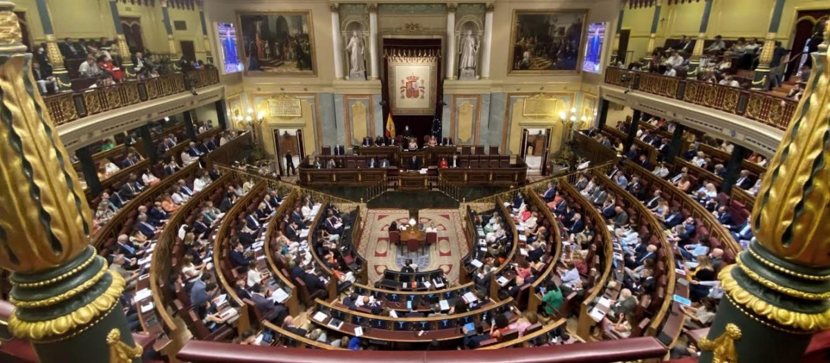 Hemiciclo del Congreso de los Diputados.