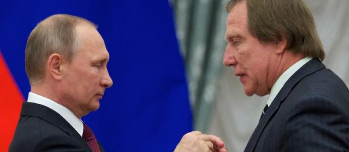 Vladímir Putin y Sergey Roldugin