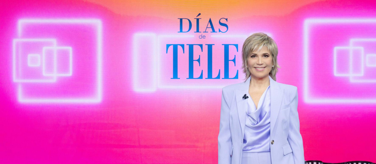Julia Otero, presentadora de Días de tele en La 1