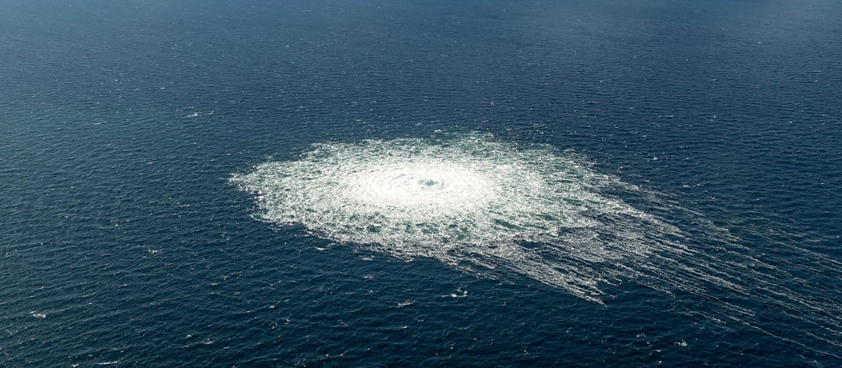 Fuga de gas en el gasoducto Nord Stream 2