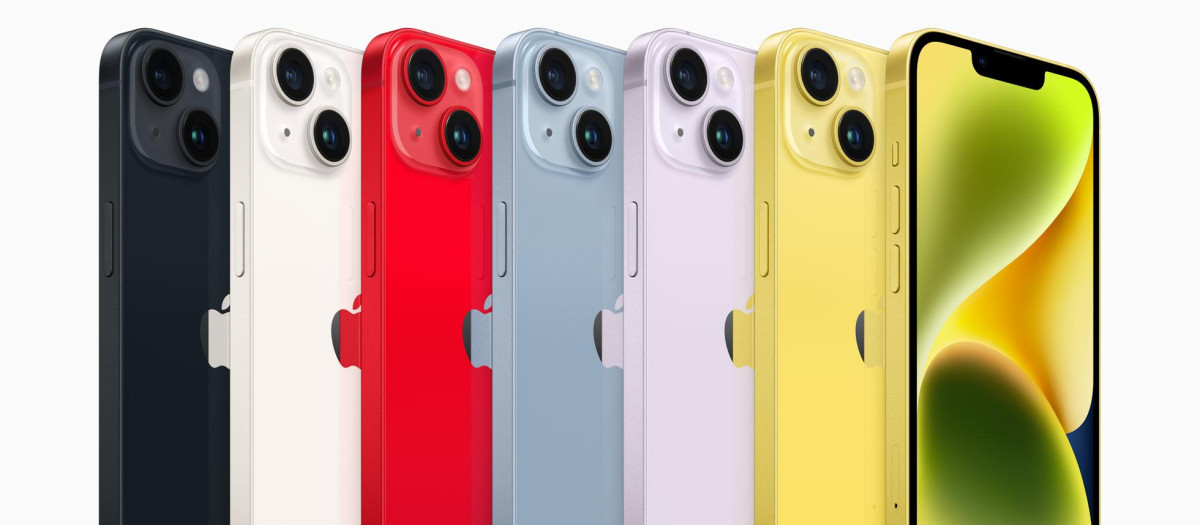 El iPhone 14 suma el color amarillo a su gama