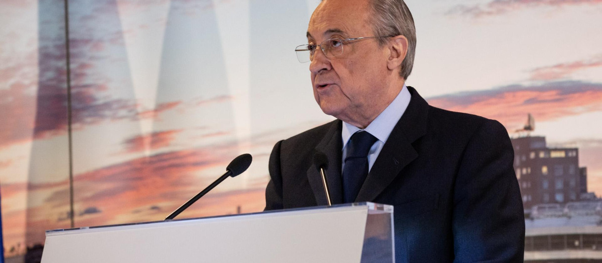 Florentino Pérez, presidente del Real Madrid, en una imagen de archivo
