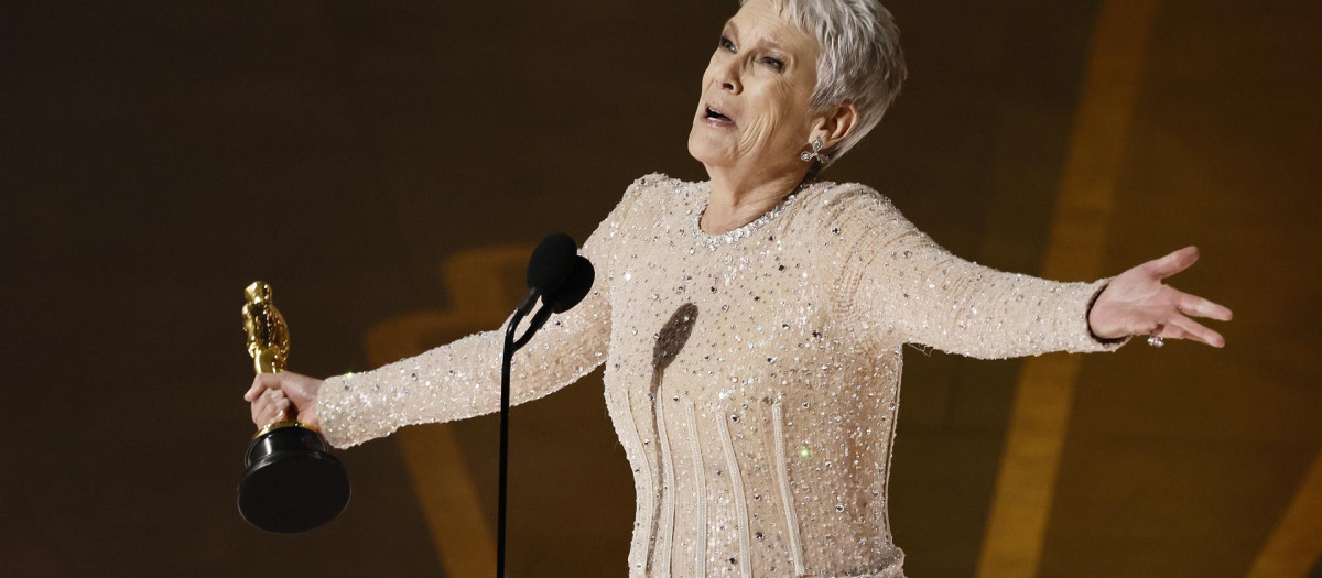 Jamie Lee Curtis, ganadora del Oscar a la mejor actriz de reparto