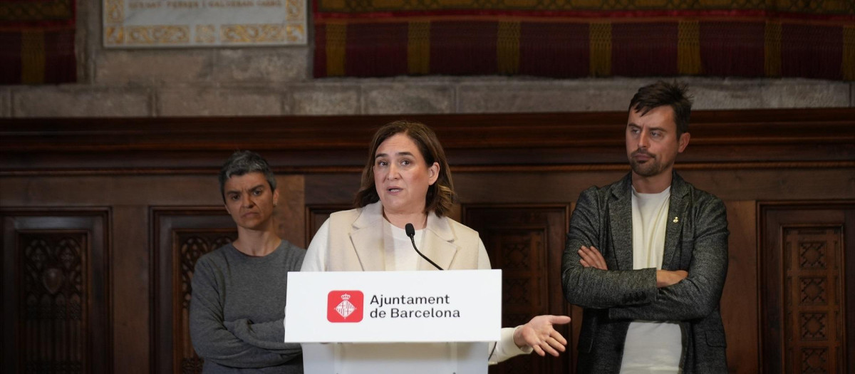La alcaldesa de Barcelona, Ada Colau.