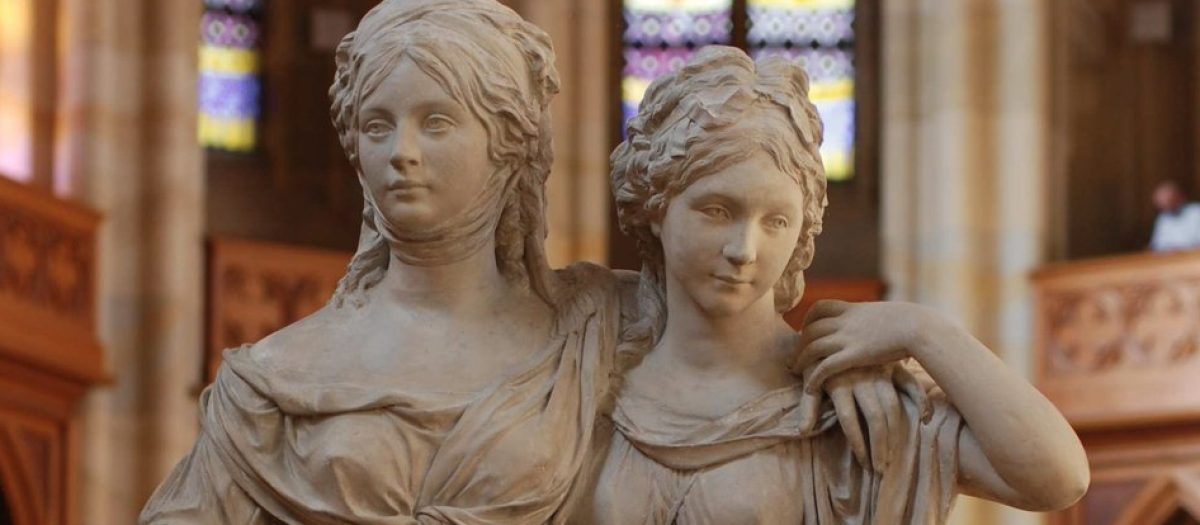 ¡Las princesas Luis y Federica' de Johann Gottfried Schadow