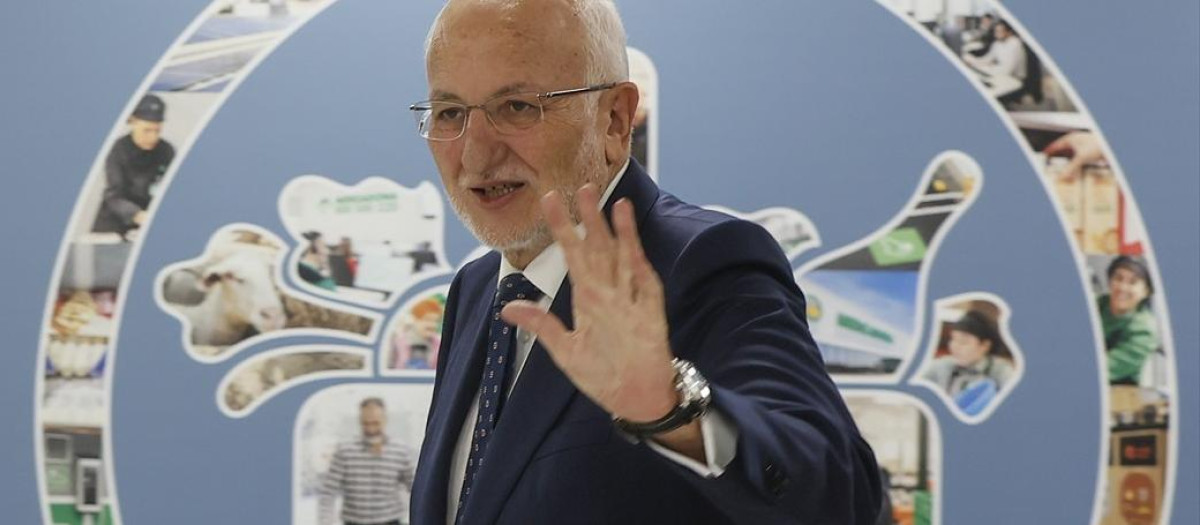 Juan Roig, durante la presentación de los resultados del año 2022.