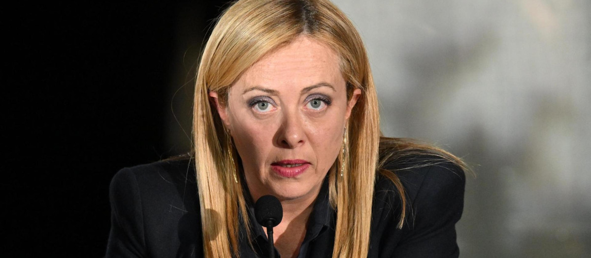 La primera ministra de Italia, Giorgia Meloni