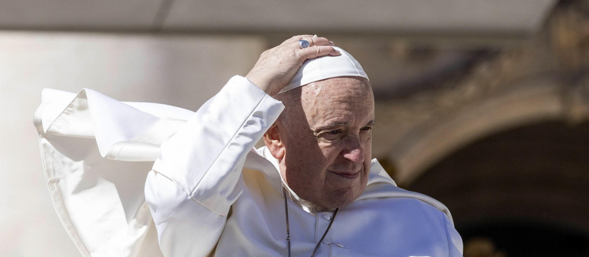 El Papa Francisco, durante la audiencia de este miércoles