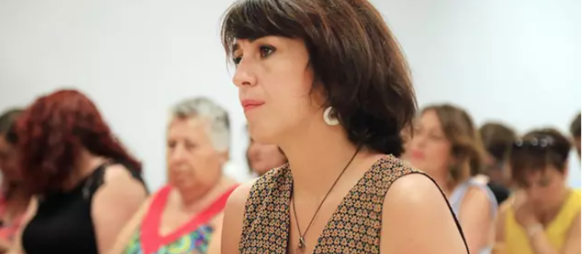 Juana Rivas, en el Juzgado de lo Penal 1 de Granada