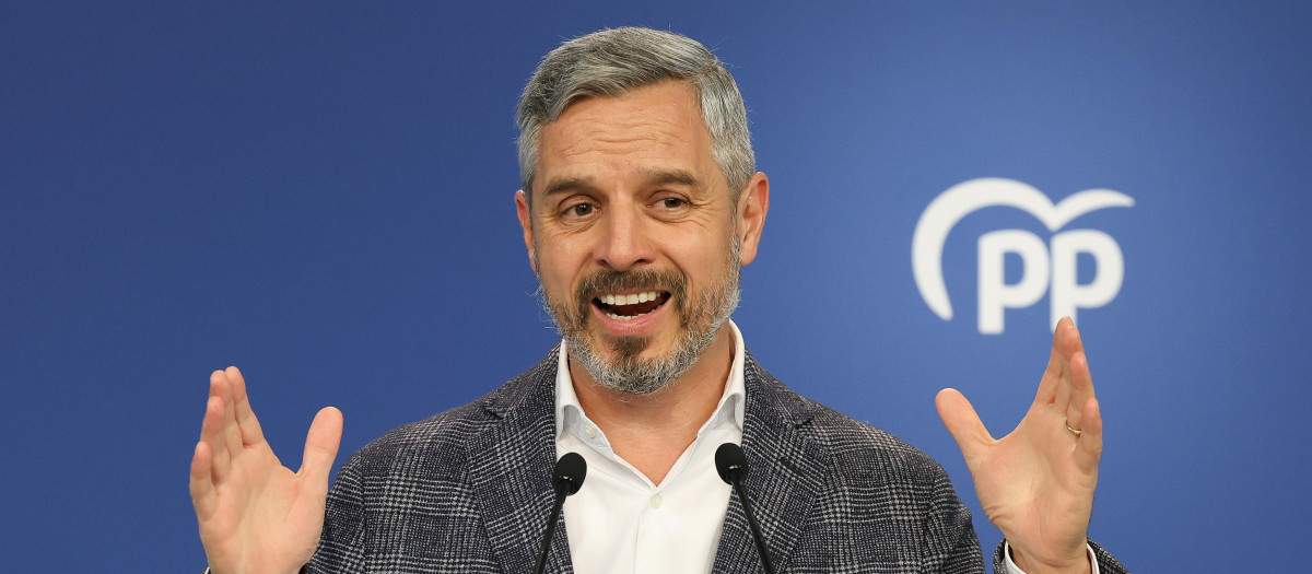 El vicesecretario de Economía del Partido Popular, Juan Bravo