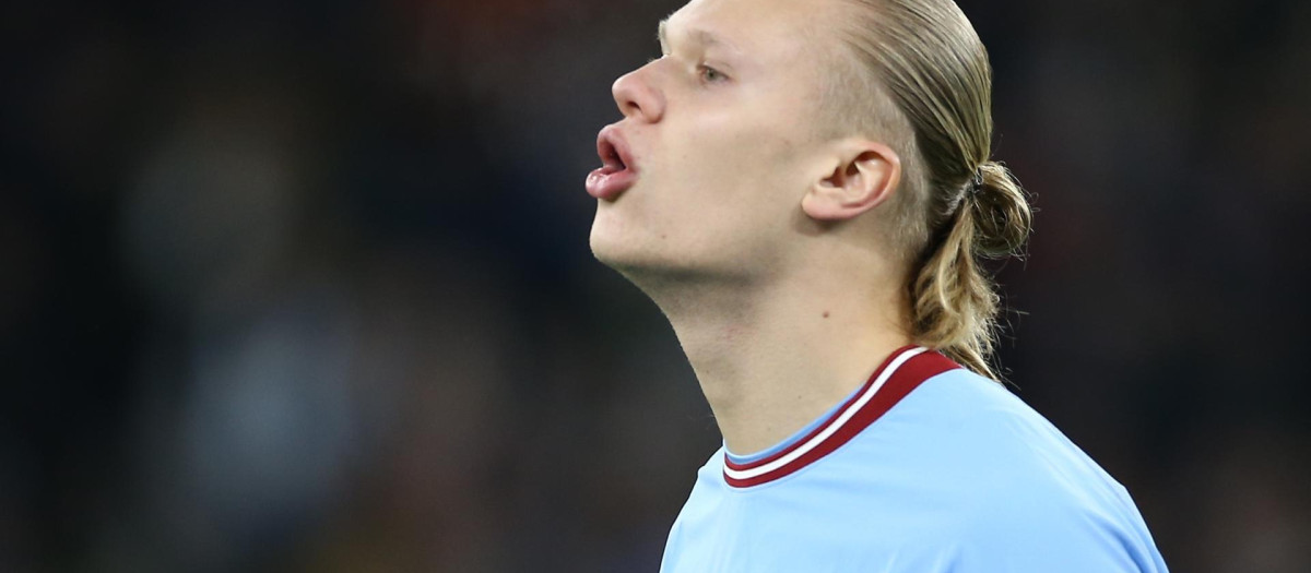 Erling Haaland hizo historia este miércoles en la Champions