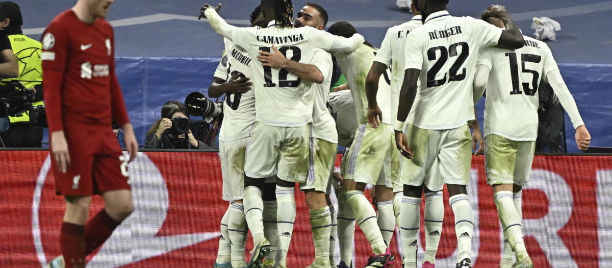 El Real Madrid está ya en cuartos tras eliminar al Liverpool