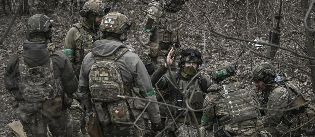 Defensas ucranianas Bajmut