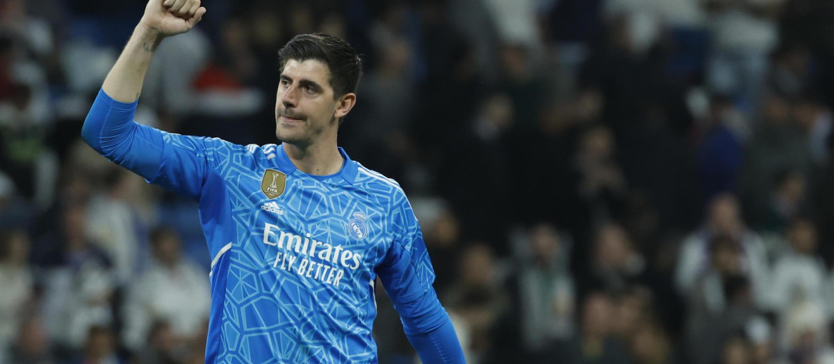 Courtois no se olvida del penalti no señalado en el derbi de 2020 en el Metropolitano