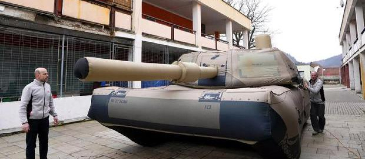 Réplica tanque ucraniano