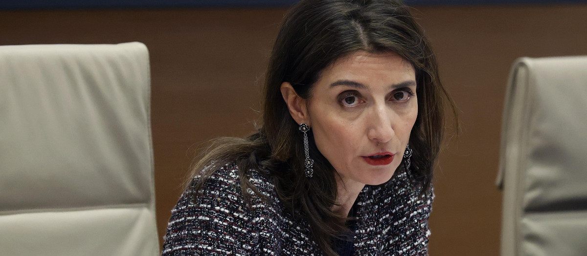 MADRID, 16/03/2023.- La ministra de Justicia, Pilar Llop, comparece este jueves en la comisión de Justicia del Congreso de los Diputados en Madrid. EFE/ Javier Lizón