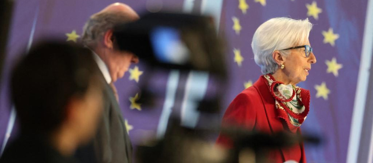 La presidenta del Banco Central Europeo, Christine Lagarde.