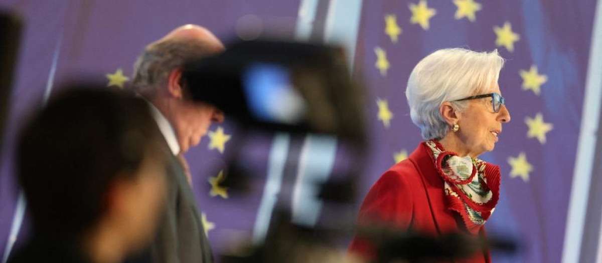 La presidenta del Banco Central Europeo, Christine Lagarde.