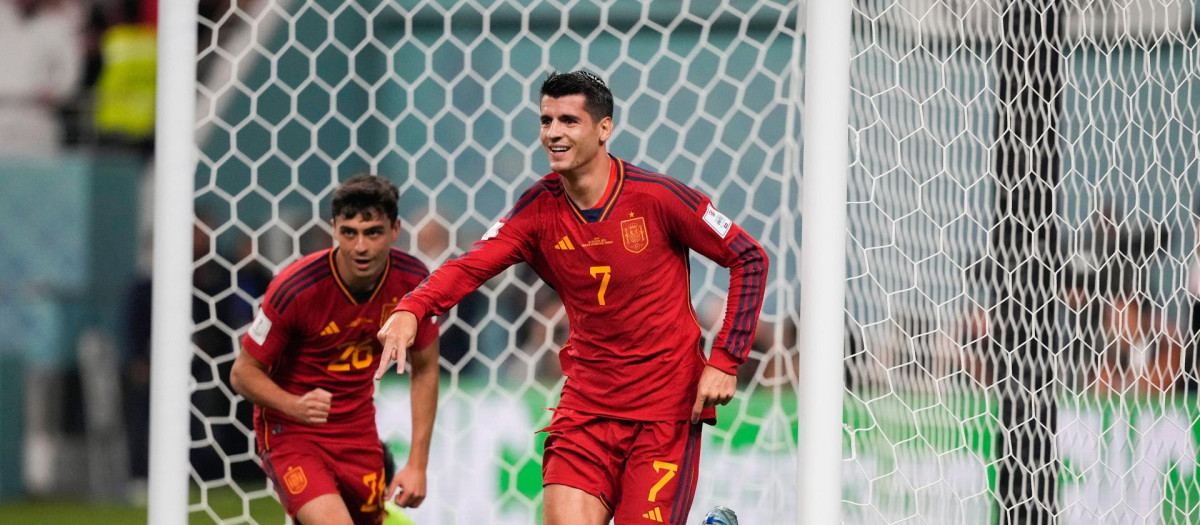 Álvaro Morata suma ya 60 partidos con la selección absoluta